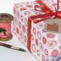 Christmas Candy Robin Gift Wrap Sheets Or Sets, thumbnail 4 of 5