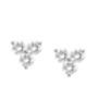 Trinity Diamond Stud Earrings, thumbnail 1 of 1
