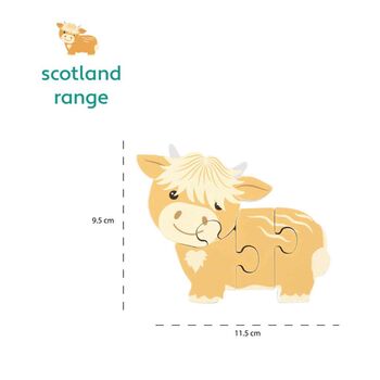 Baby's First Birthday Personalised Highland Cow Gift, 7 of 10