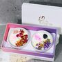 Luxury Crystal Candle Gift Set Of Two / Lavender And English Rose, thumbnail 1 of 8