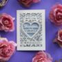 On Your Engagement Personalised Paper Cut Card, thumbnail 11 of 12