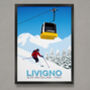 Livigno Ski Resort Poster, thumbnail 1 of 6