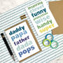 Fathers Day 'Words' Card, thumbnail 5 of 5