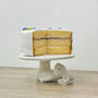 Cute Bunny Rabbit Ceramic Cake Stand And Cake Plate, thumbnail 10 of 11