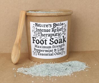Peppermint And Lime Foot Soak Therapy Crystals, 2 of 6