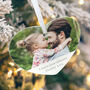 Any Message And Photo Ceramic Heart Hanging Decoration Bauble + Gift Box, thumbnail 5 of 7