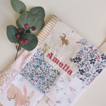 Christmas Stocking Made From Baby Clothes, 12 of 12
