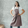 Linen Dress Apron | Studio Maker’s Pinafore, thumbnail 1 of 12