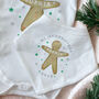 Personalised 'My 1st Christmas' Gingerbread Baby Outfit, thumbnail 6 of 6