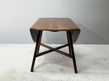 Ercol 1950’s Mid Century Old Colonial Drop Leaf Table, 6 of 8