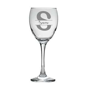 Personalised With Initial Wine Glass, 9 of 9