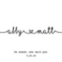 Engagement Print Of The Couple Names, thumbnail 5 of 7