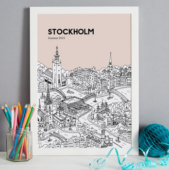 Personalised Stockholm Print, 7 of 10