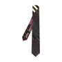 Hendrik Navy Geometric Wool Tie, thumbnail 2 of 3