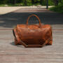 Genuine Leather Weekend Bag In Vintage Look, thumbnail 2 of 12