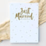 Personalised Wedding Card Just Married, thumbnail 2 of 4