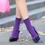 Women's Glitter Socks Purple, thumbnail 1 of 4