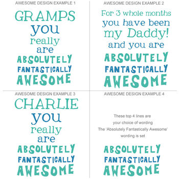 First Father's Day Personalised Big Card, 2 of 4