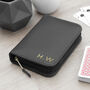 Personalised Leather Double Playing Cards Case, thumbnail 8 of 12