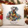 Personalised Weimaraner In Christmas Lights, thumbnail 10 of 10