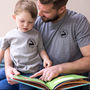 Personalised Embroidered Strong Dad's Club T Shirt Set, thumbnail 3 of 5