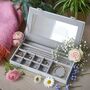 Personalised Luxury Grey Jewellery Box Mother's Day Gift, thumbnail 1 of 12