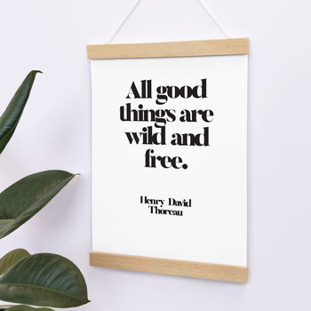 'All Good Things Are Wild And Free' Children's Print, 2 of 5