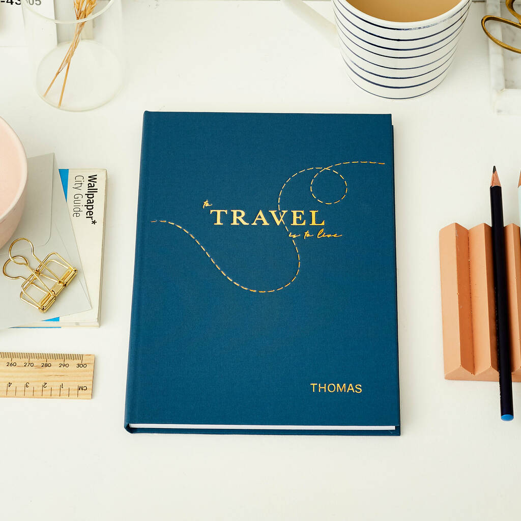 Personalised Hardback Travel Journal, 1 of 8