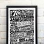 The Seventies 1970’s Decade Typography Print, thumbnail 7 of 10