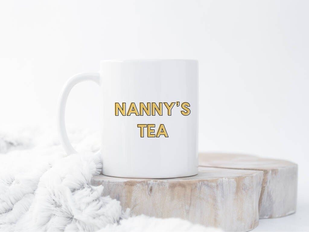 Nanny S Mug Personalised Bright Mug By Chips Sprinkles Notonthehighstreet Com