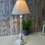 54cm Slim White Wooden Table Bedside Lamp With Shade 54cm Home Decor, thumbnail 11 of 11