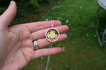 Gold And Silver Three Sheep Pendant, 3 of 3