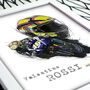 Valentino Rossi Sketch Art Print, thumbnail 3 of 4