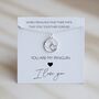 Personalised Anniversary Gift, Love Necklace, Sterling Silver, thumbnail 1 of 11