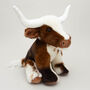 Texas Longhorn Highland Cow Medium 23cm Plush Soft Toy, thumbnail 1 of 7