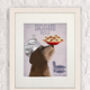 Dachshund Pasta Company Art Print, Framed Or Un Framed, thumbnail 3 of 9