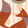 F Is For Fox Poster Print, thumbnail 2 of 4