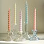 Five Perfect Pastel Beeswax Soy Blend Twist Candles, thumbnail 1 of 8
