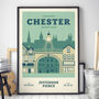 Personalised Chester Marathon Print, Unframed, thumbnail 2 of 4