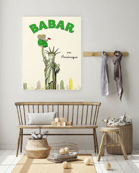 Babar New York Art Nursery Art Print, 2 of 3