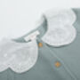 Esme Soft Green Collar Cardigan, thumbnail 3 of 7
