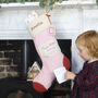 Personalised Stripe Letter To Santa Stockings, thumbnail 2 of 9