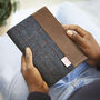 Harris Tweed Personalised Leather Notebook Journal, thumbnail 1 of 12