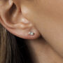 Etta Pearl Silver Stud Earrings, thumbnail 1 of 6