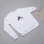 Whale Unisex White Sweatshirt, thumbnail 3 of 5