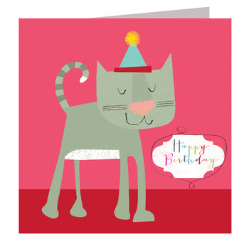Birthday Cat Card, 2 of 5