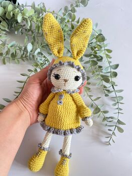Organic Handmade Cute Little Bunny, 9 of 12