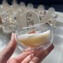 Personalised Wedding Favour Candle In Double Glass, thumbnail 3 of 9