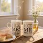 10th Anniversary 10 Years Mr And Mrs Always Right Mugs, thumbnail 1 of 2