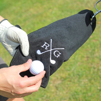 Personalised Golf Clubs Towel Accessories For Trolley, 2 of 5